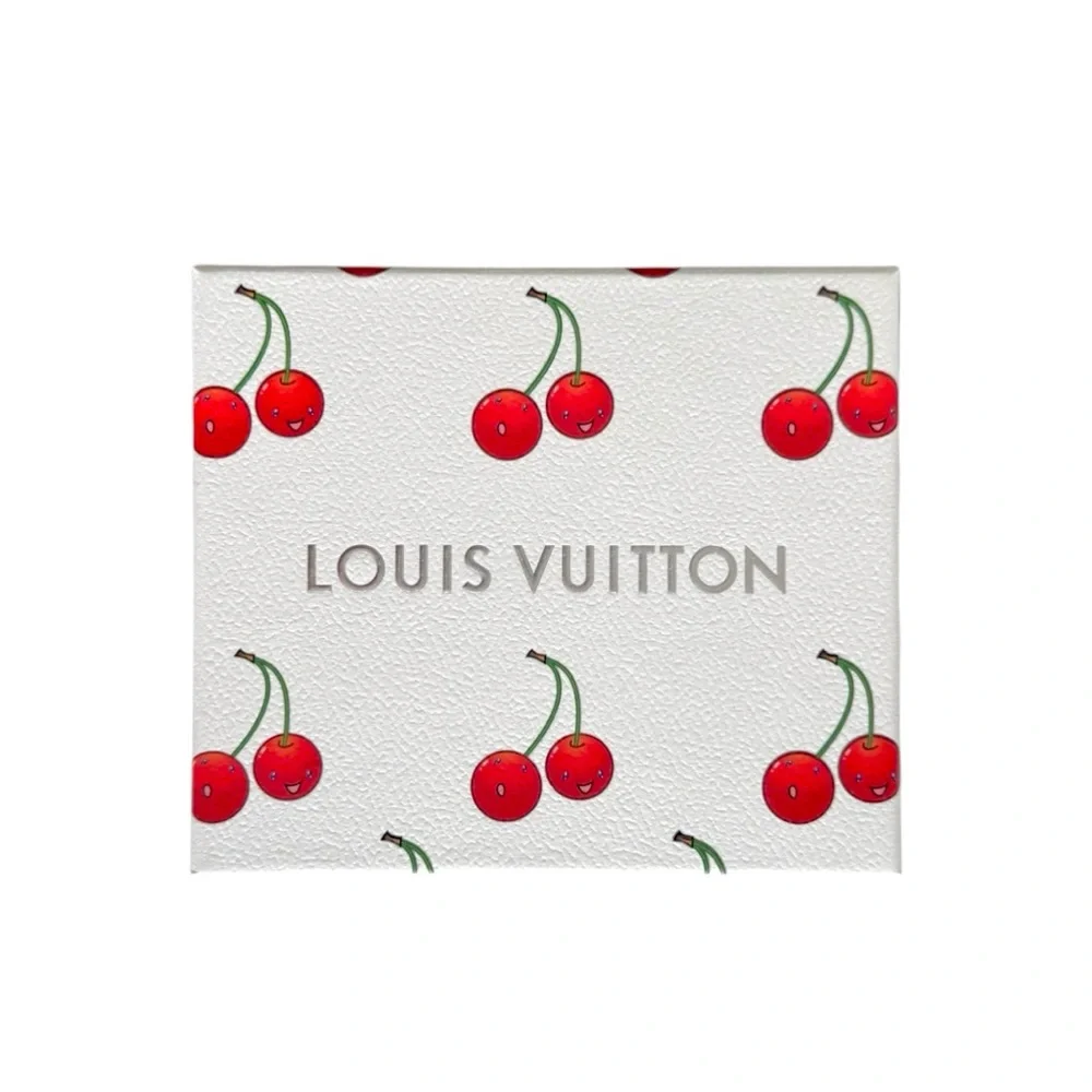 🆕🍒LV x MURAKAMI 20th Anniversary Commemorative Cherry Motif Box + White Ribbon